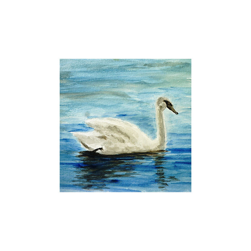 Seleneli_art swan I Art Print