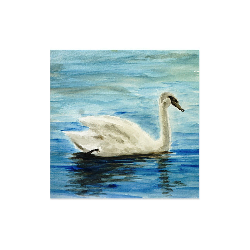 Seleneli_art swan I Art Print