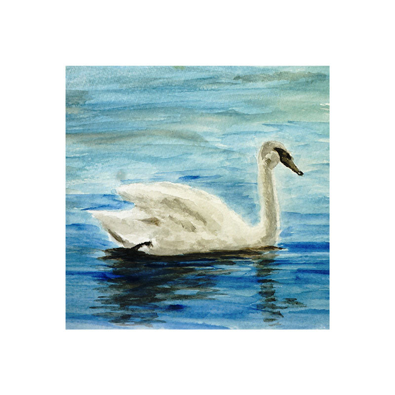 Seleneli_art swan I Art Print