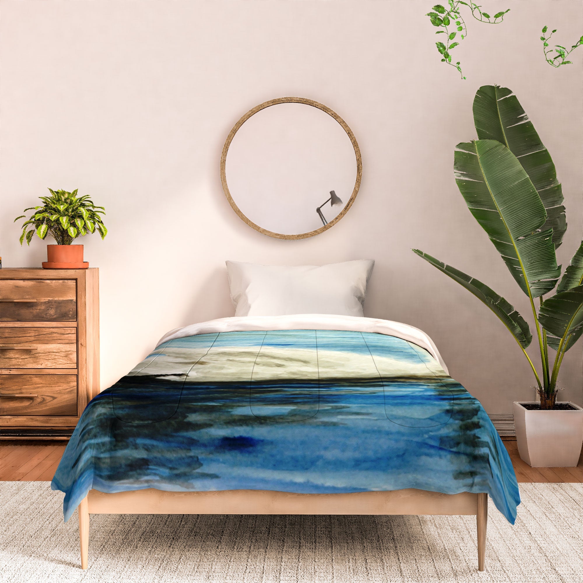 Seleneli_art swan I Comforter