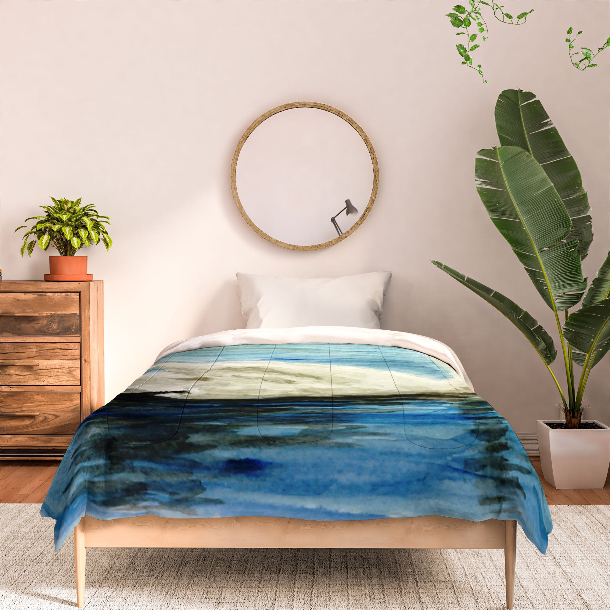 Seleneli_art swan I Comforter