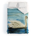 Seleneli_art swan I Duvet Cover