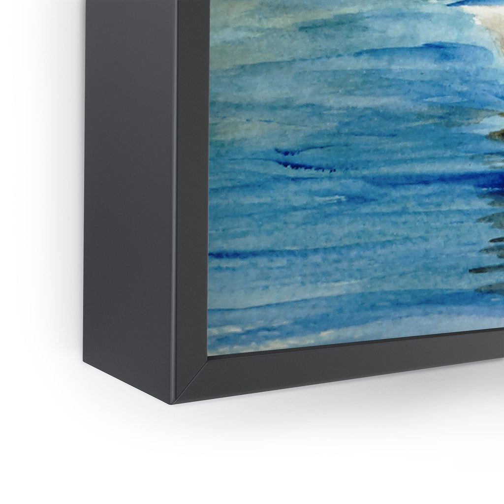 Seleneli_art swan I Framed Mini Art Print