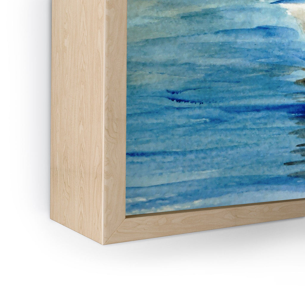 Seleneli_art swan I Framed Mini Art Print