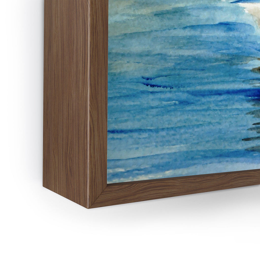 Seleneli_art swan I Framed Mini Art Print
