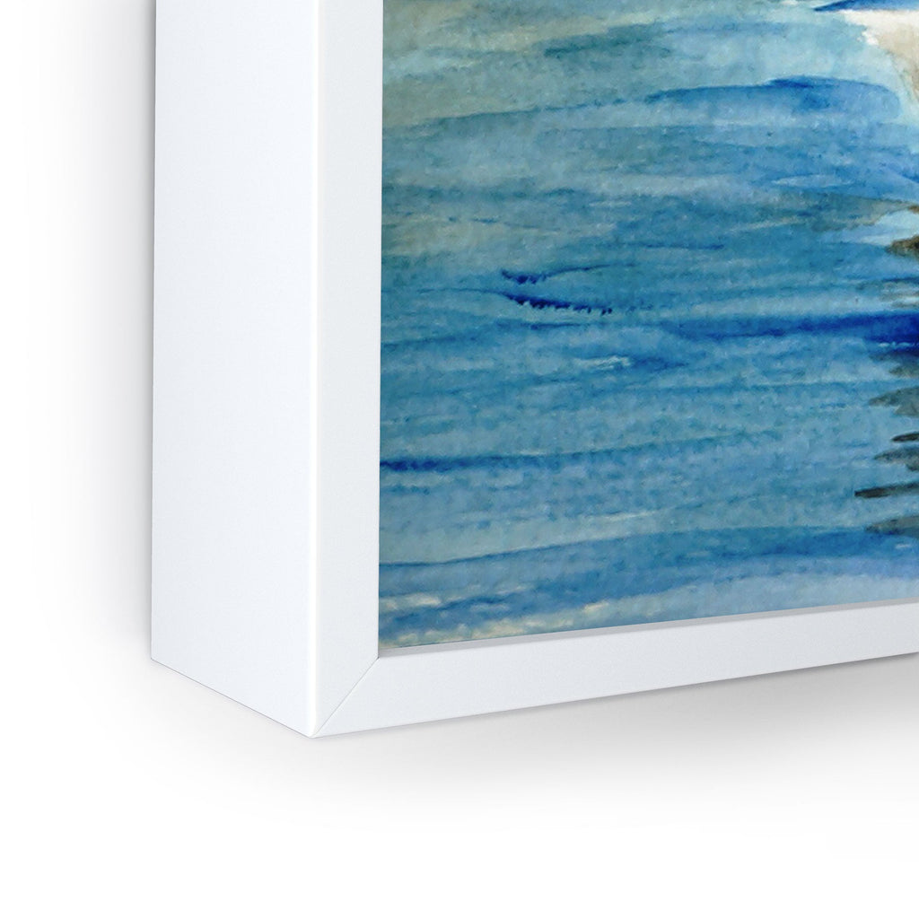 Seleneli_art swan I Framed Mini Art Print