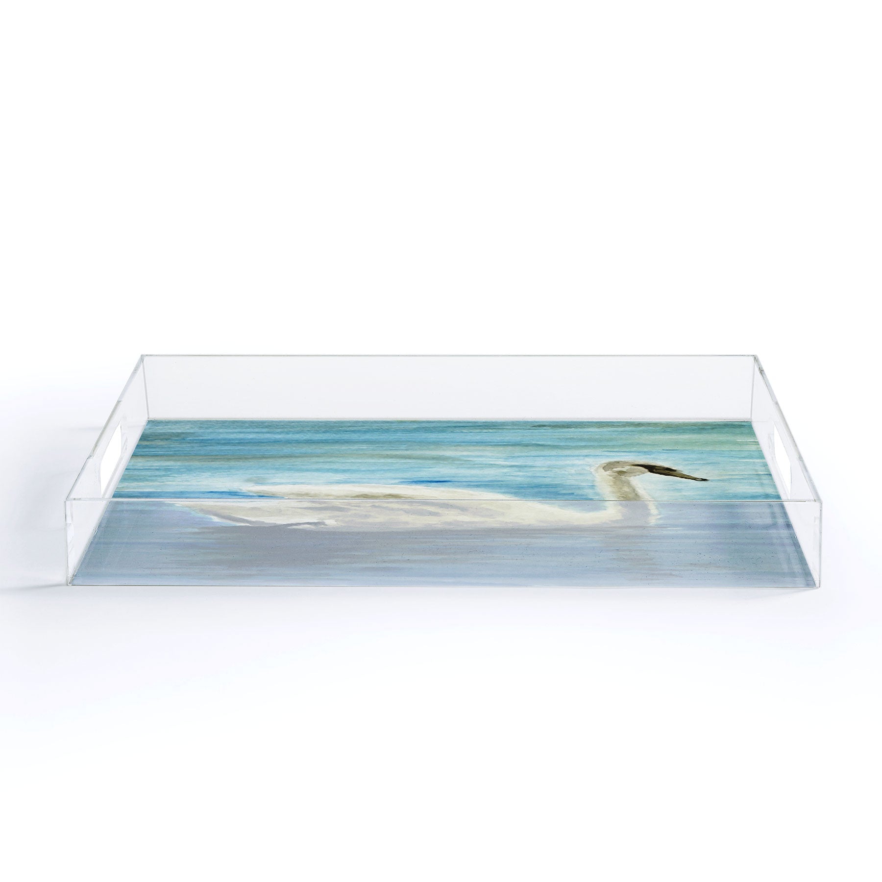 Seleneli_art swan I Acrylic Tray