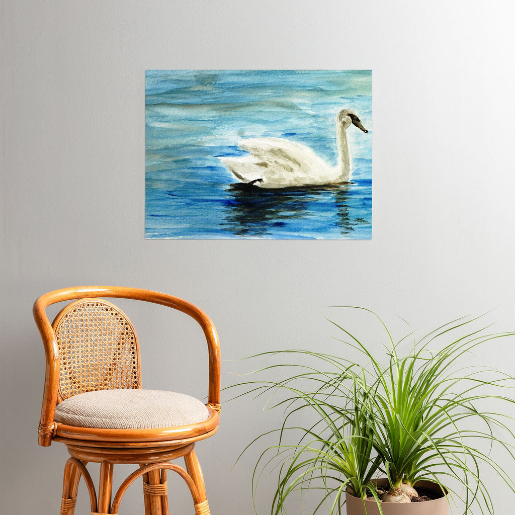 Seleneli_art swan I Poster