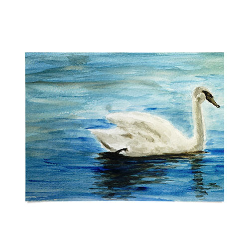 Seleneli_art swan I Poster