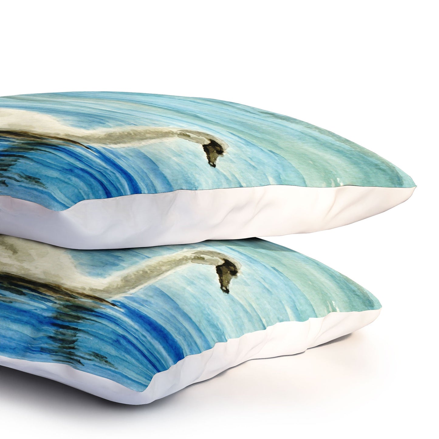 Seleneli_art swan I Pillow Shams