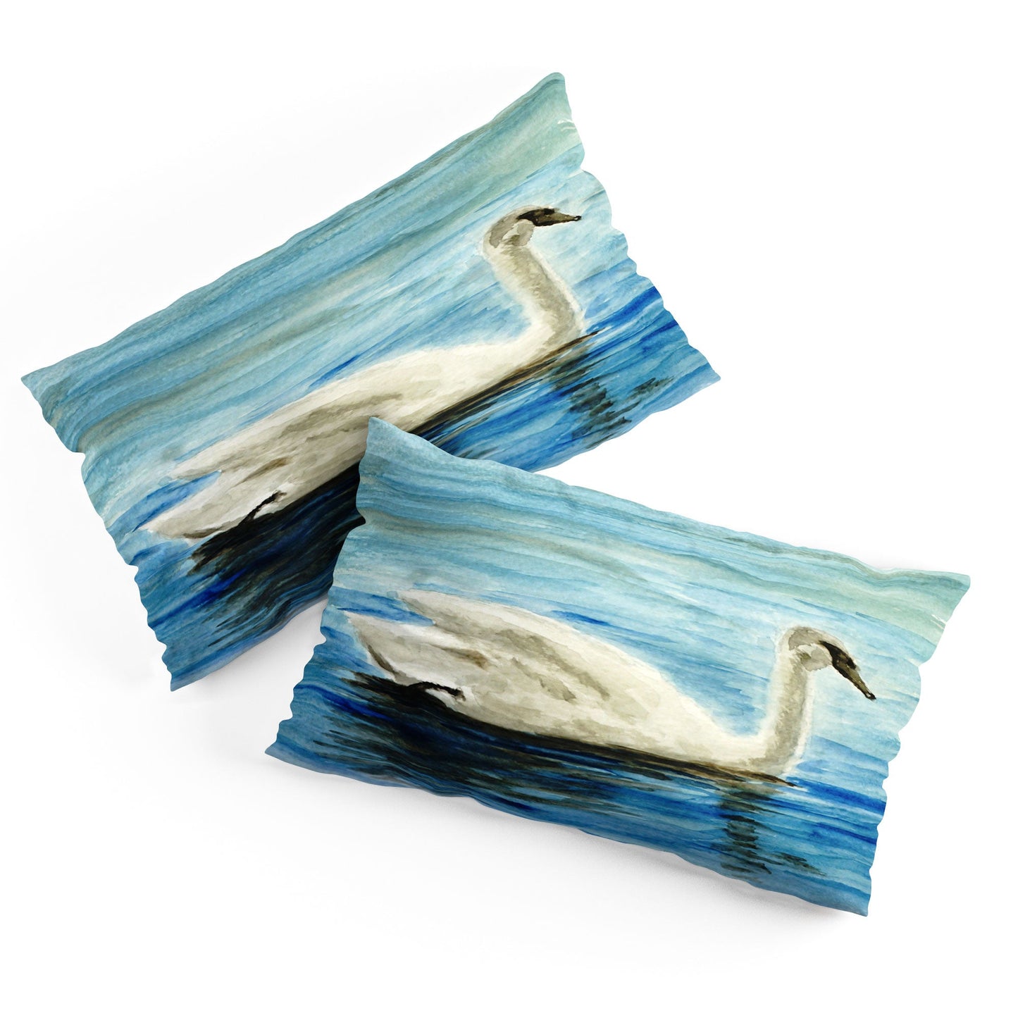 Seleneli_art swan I Pillow Shams