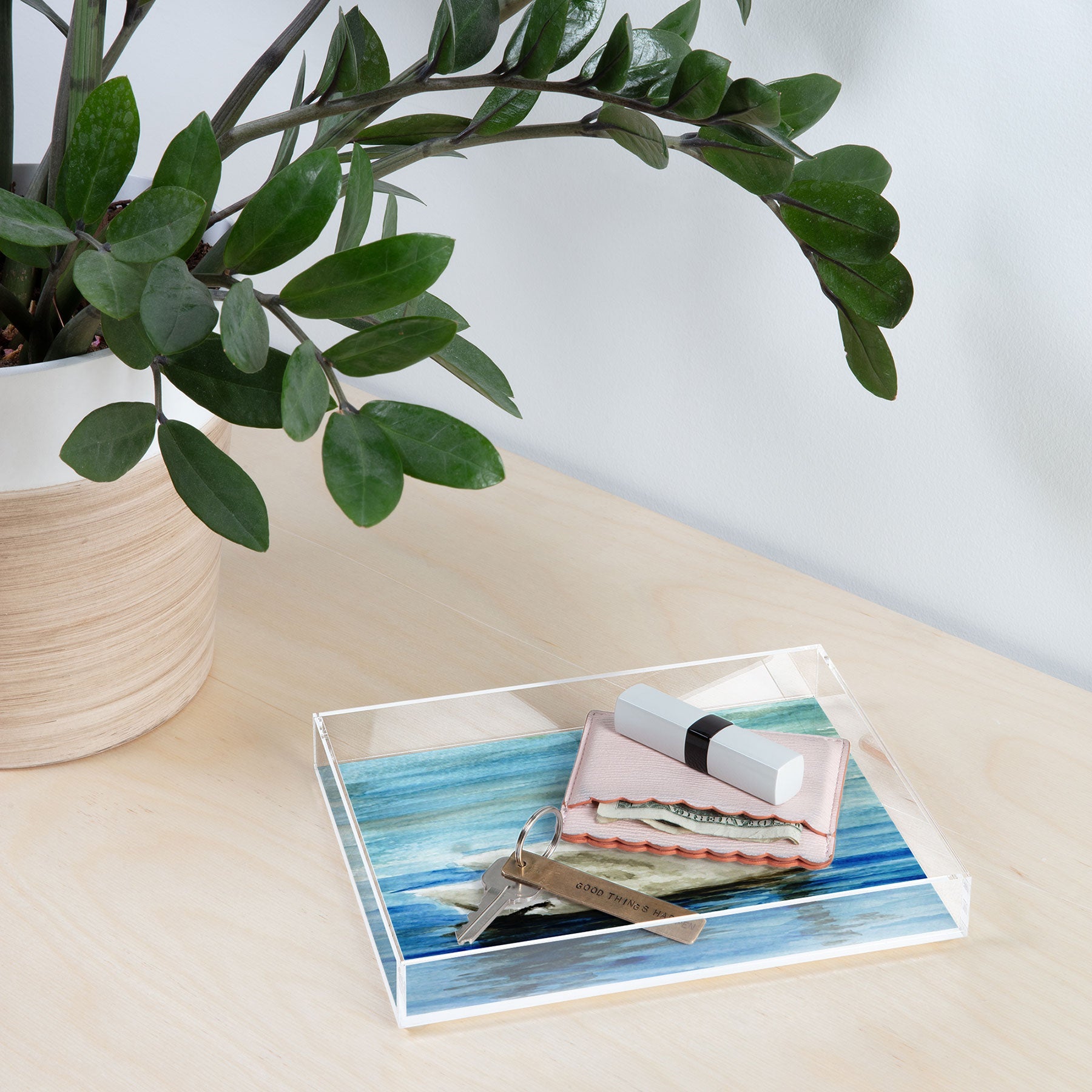 Seleneli_art swan I Acrylic Tray