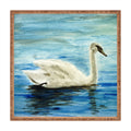 Seleneli_art swan I Square Tray