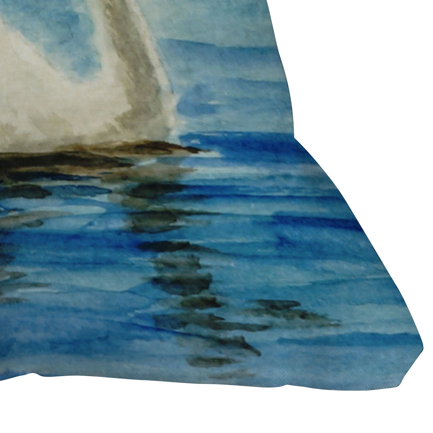 Seleneli_art swan I Outdoor Throw Pillow
