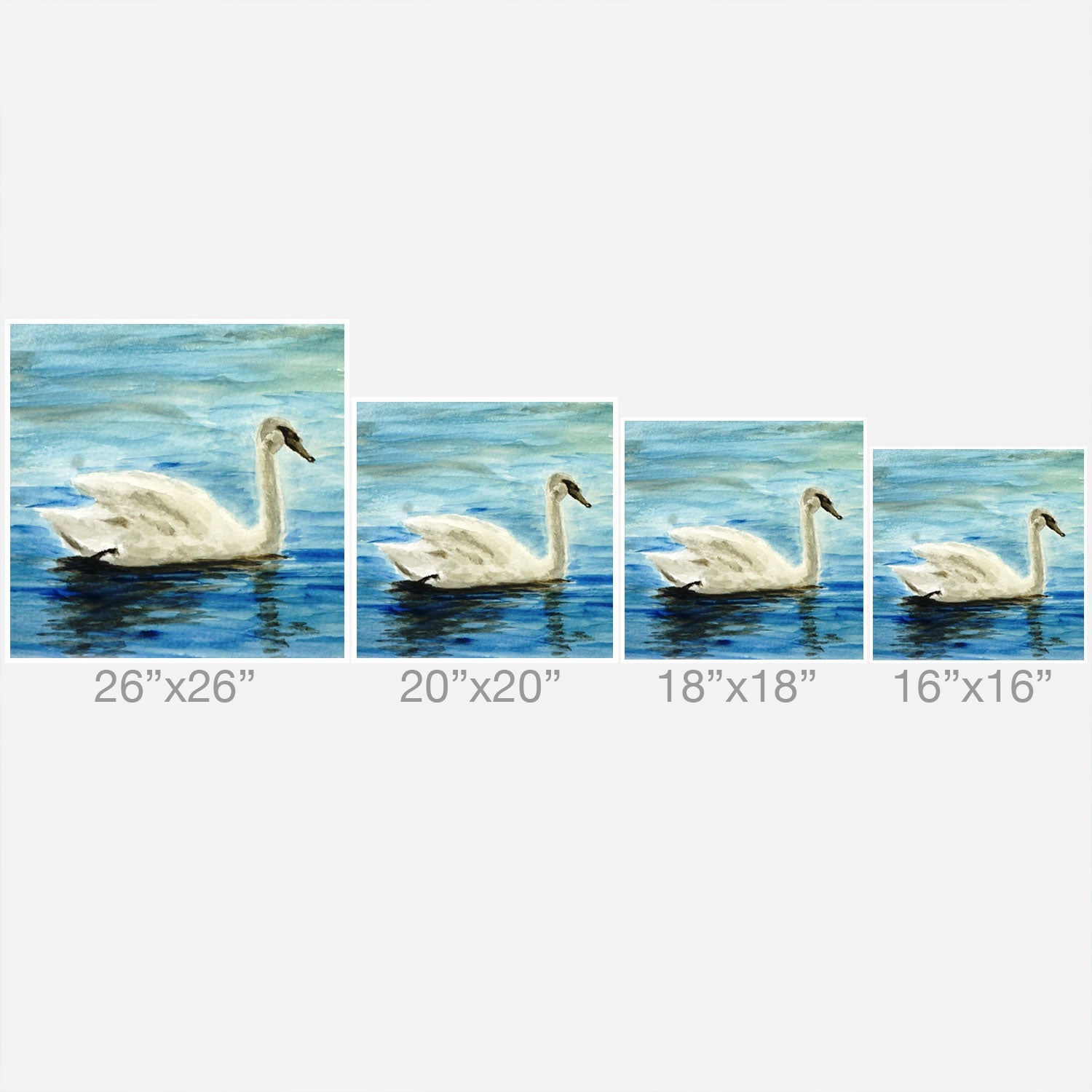 Seleneli_art swan I Outdoor Throw Pillow
