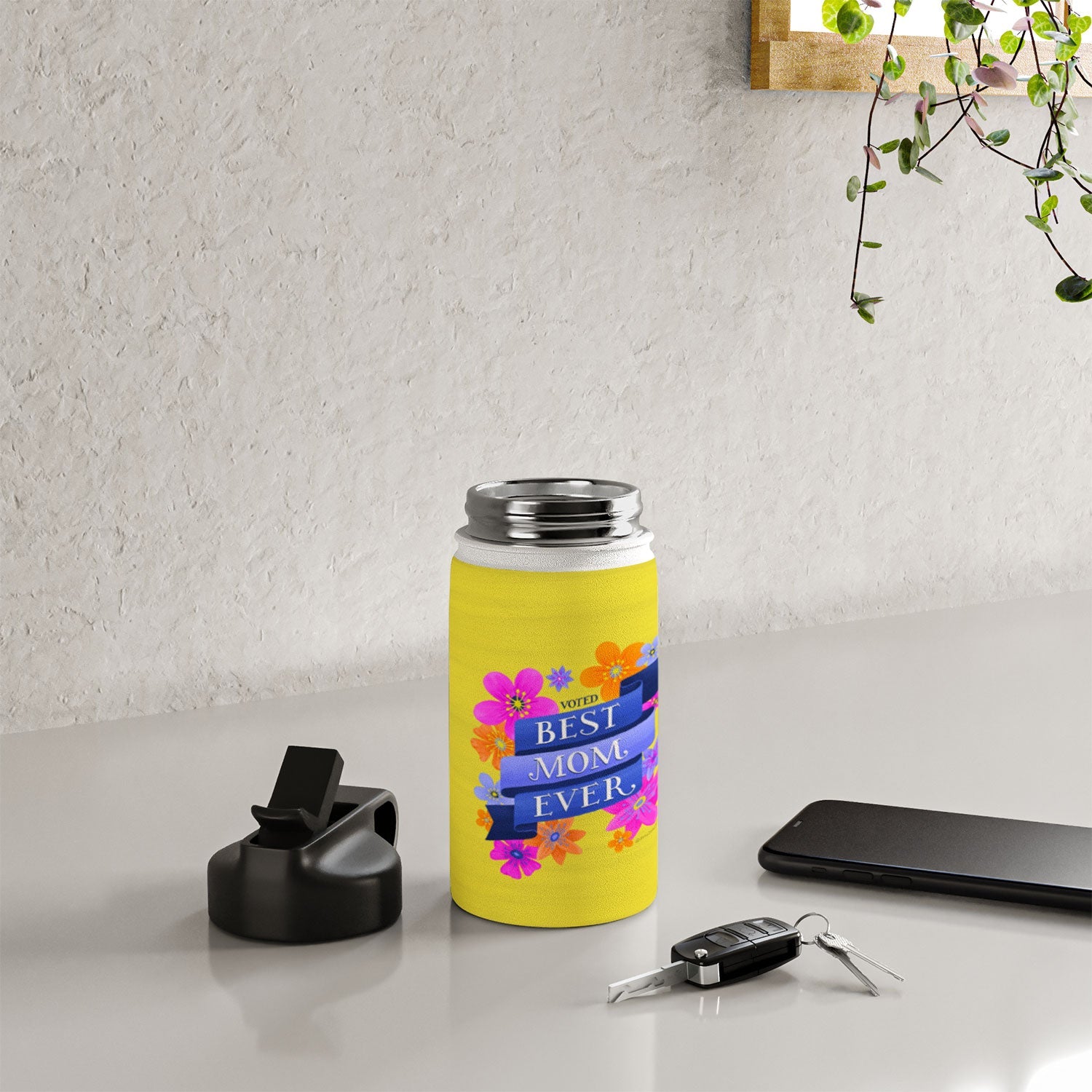 Seta Zakian Best Mom Ever Water Bottle