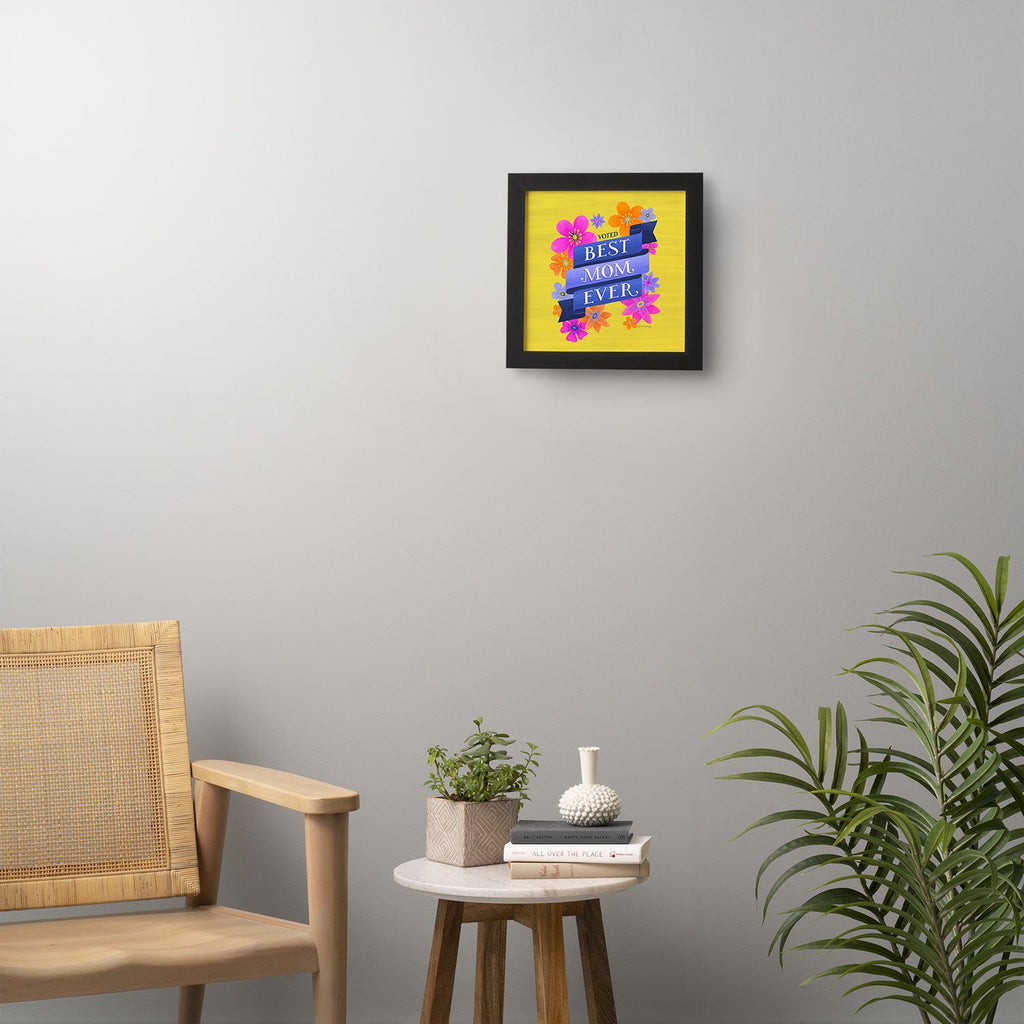 Seta Zakian Best Mom Ever Framed Wall Art