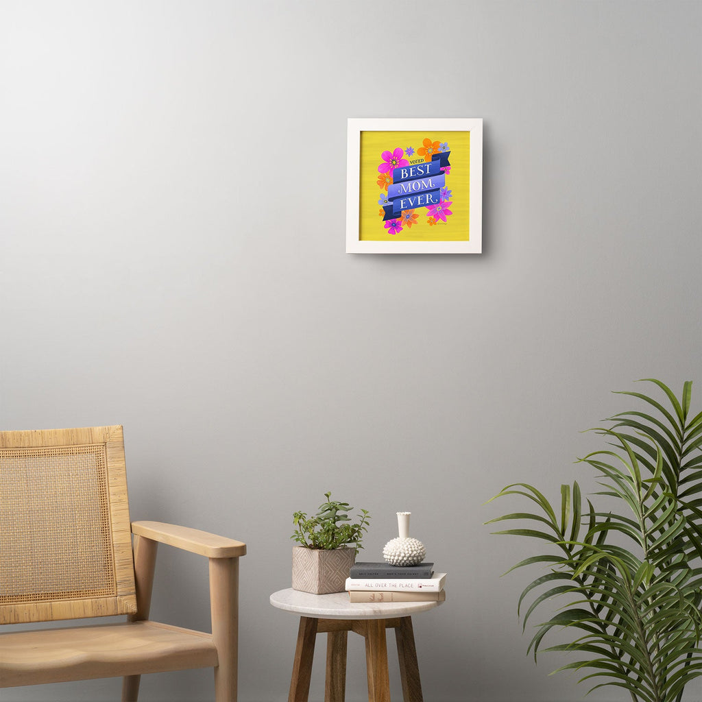 Seta Zakian Best Mom Ever Framed Wall Art