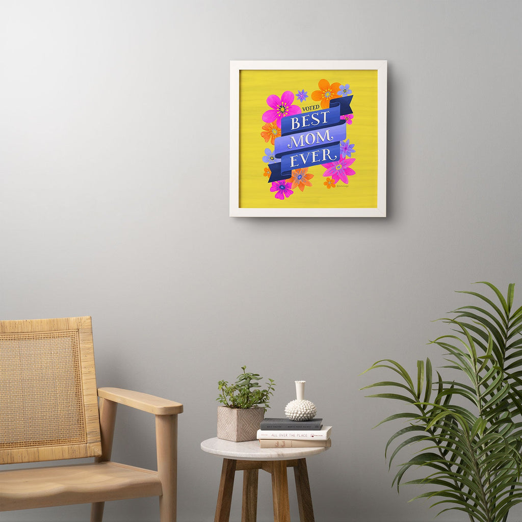 Seta Zakian Best Mom Ever Framed Wall Art