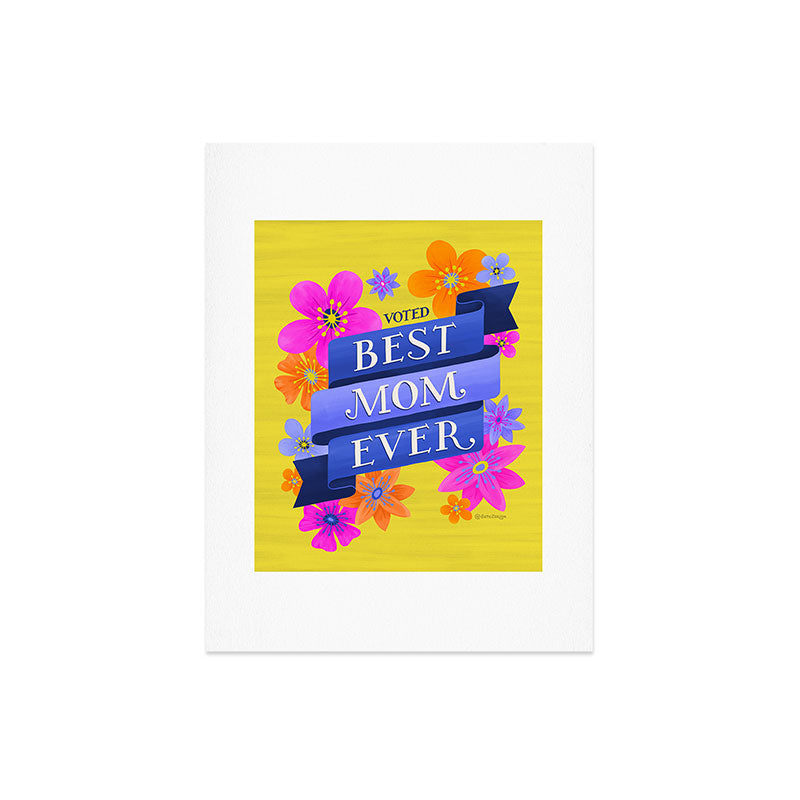 Seta Zakian Best Mom Ever Art Print