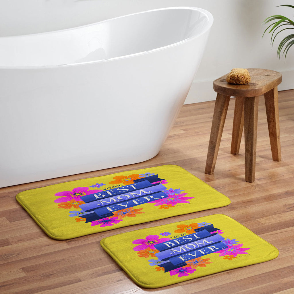 Seta Zakian Best Mom Ever Memory Foam Bath Mat