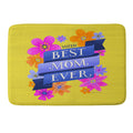 Seta Zakian Best Mom Ever Memory Foam Bath Mat