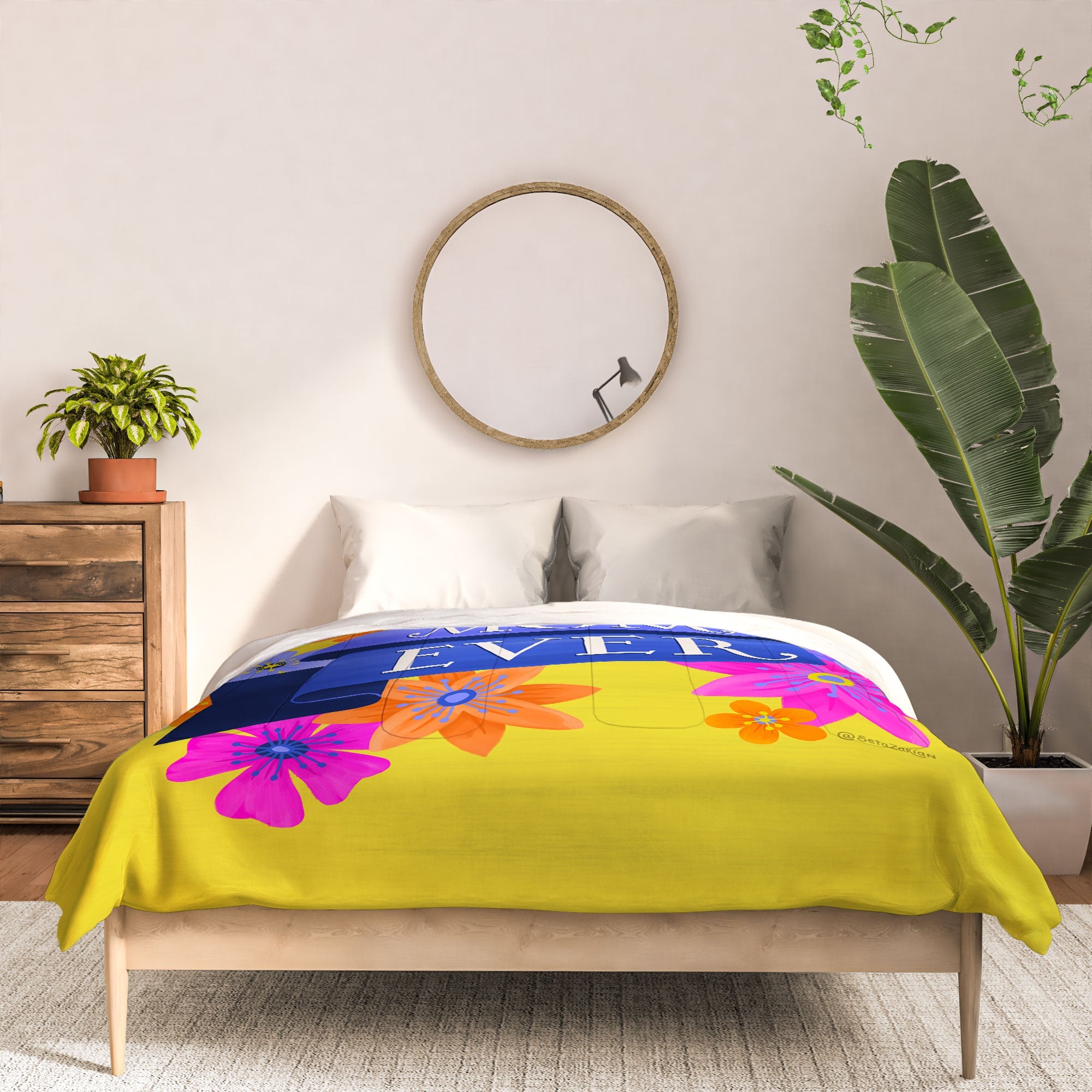 Seta Zakian Best Mom Ever Comforter