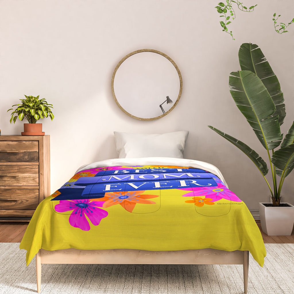 Seta Zakian Best Mom Ever Comforter