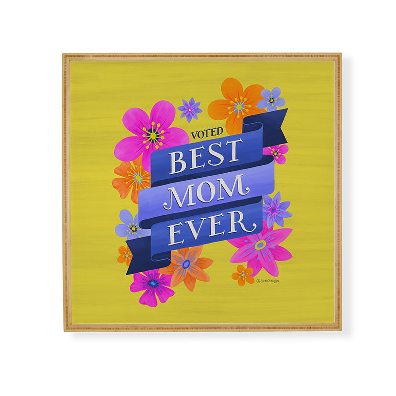 Seta Zakian Best Mom Ever Framed Wall Art