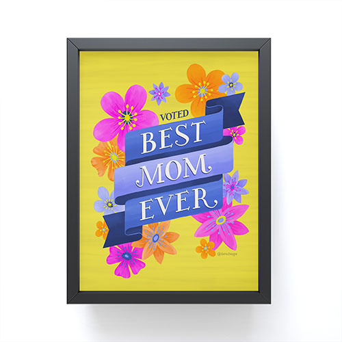Seta Zakian Best Mom Ever Framed Mini Art Print