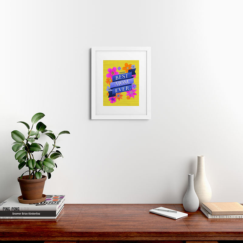 Seta Zakian Best Mom Ever Framed Art Print