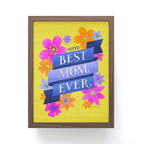 Seta Zakian Best Mom Ever Framed Mini Art Print