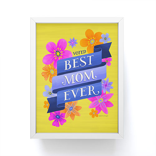 Seta Zakian Best Mom Ever Framed Mini Art Print