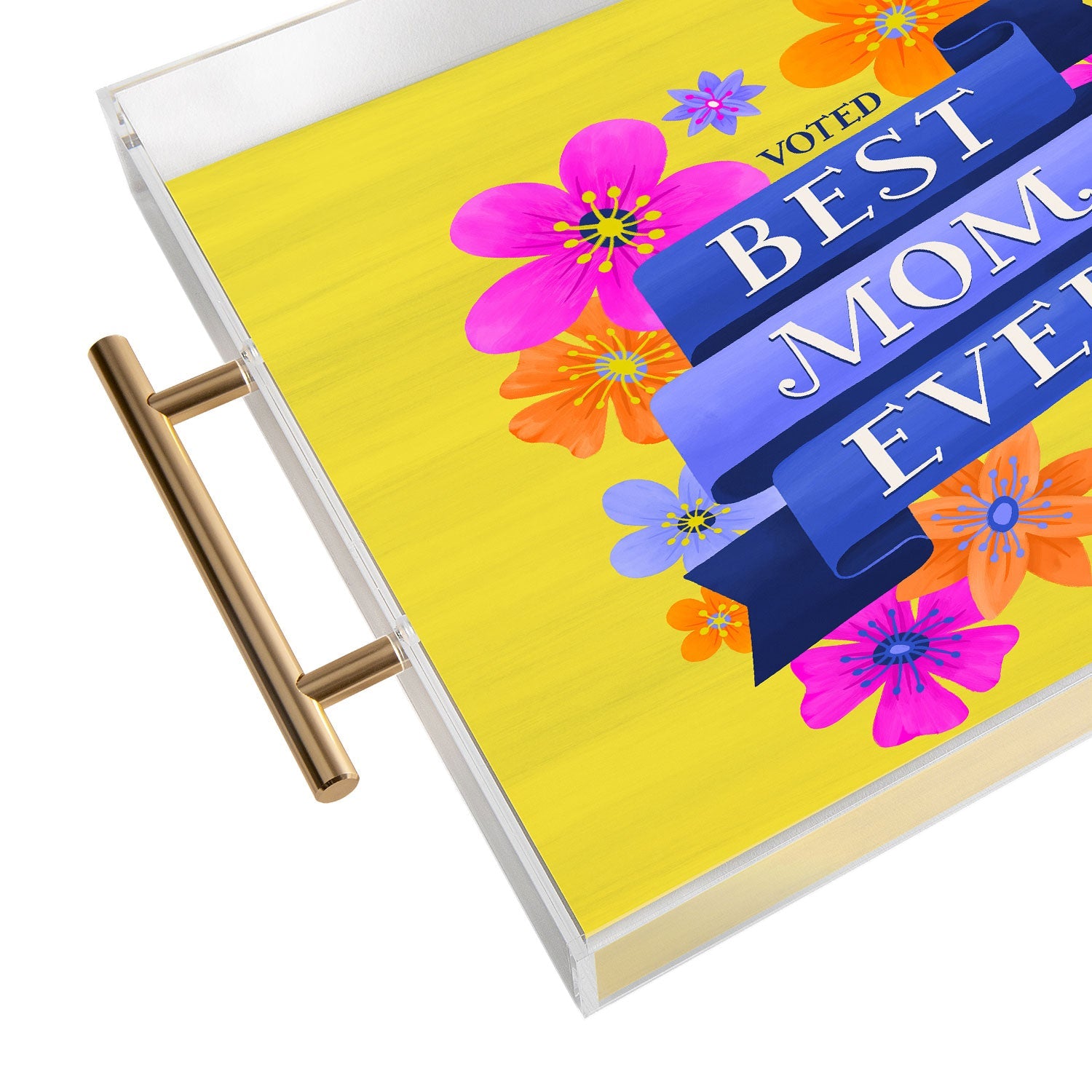 Seta Zakian Best Mom Ever Acrylic Tray
