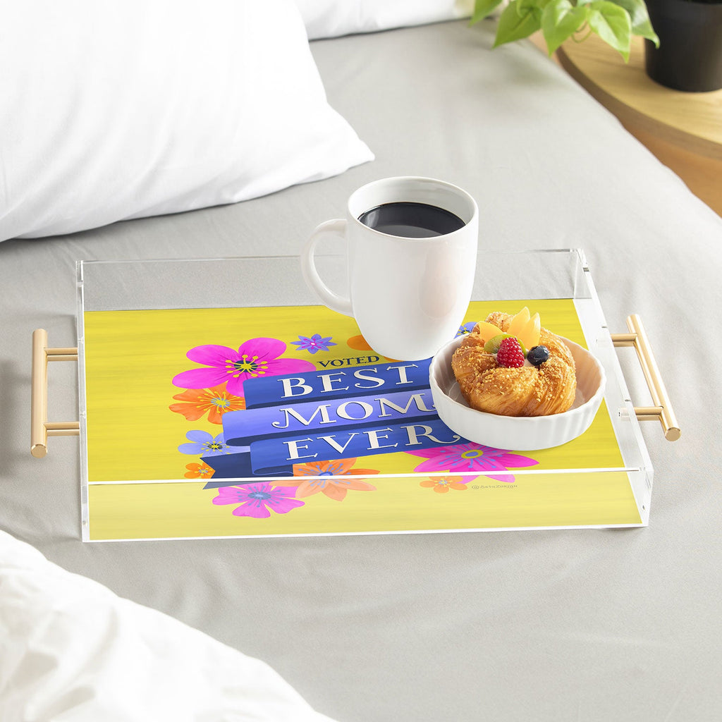 Seta Zakian Best Mom Ever Acrylic Tray