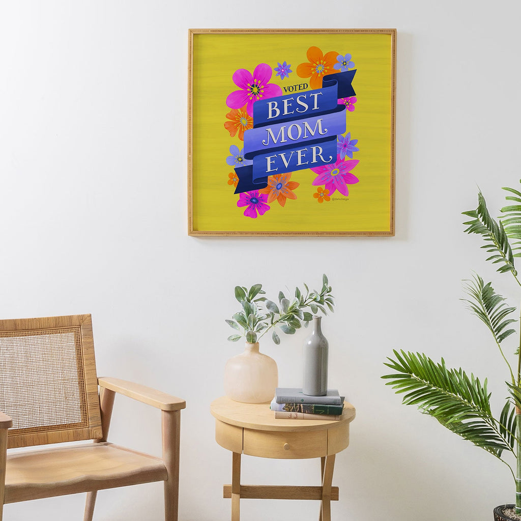 Seta Zakian Best Mom Ever Framed Wall Art