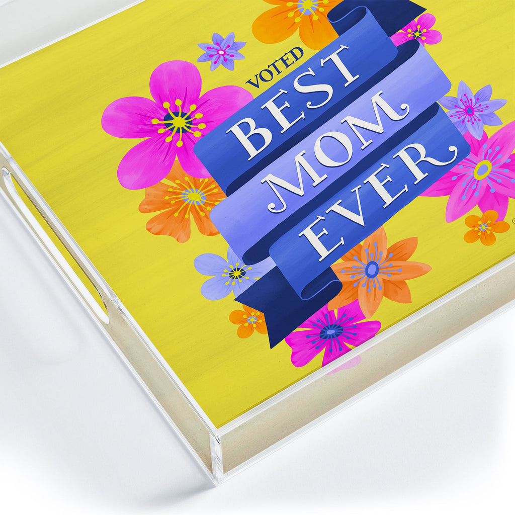 Seta Zakian Best Mom Ever Acrylic Tray