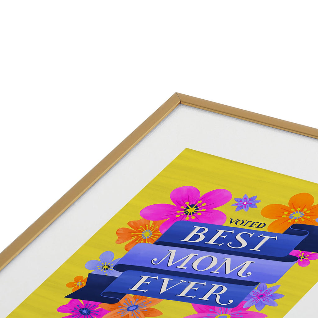 Seta Zakian Best Mom Ever Metal Framed Art Print