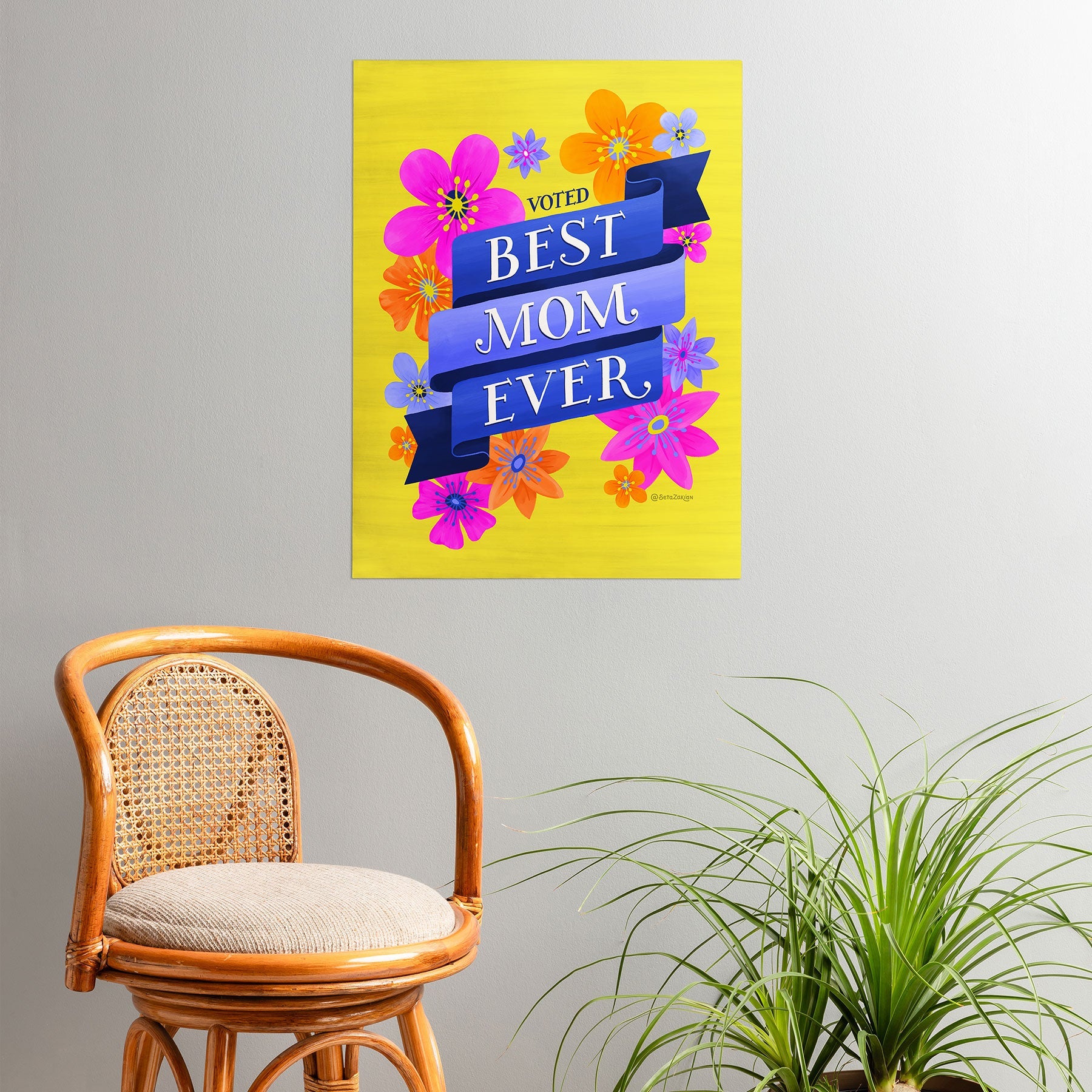 Seta Zakian Best Mom Ever Poster