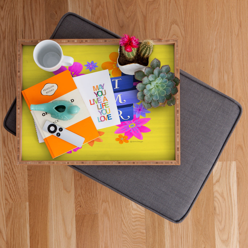 Seta Zakian Best Mom Ever Rectangular Tray
