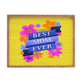 Seta Zakian Best Mom Ever Rectangular Tray