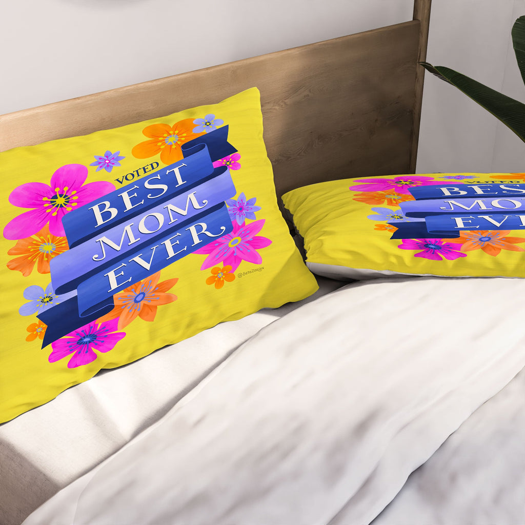 Seta Zakian Best Mom Ever Pillow Shams