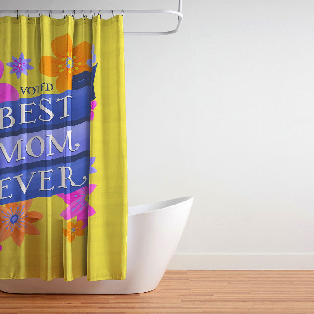 Seta Zakian Best Mom Ever Shower Curtain