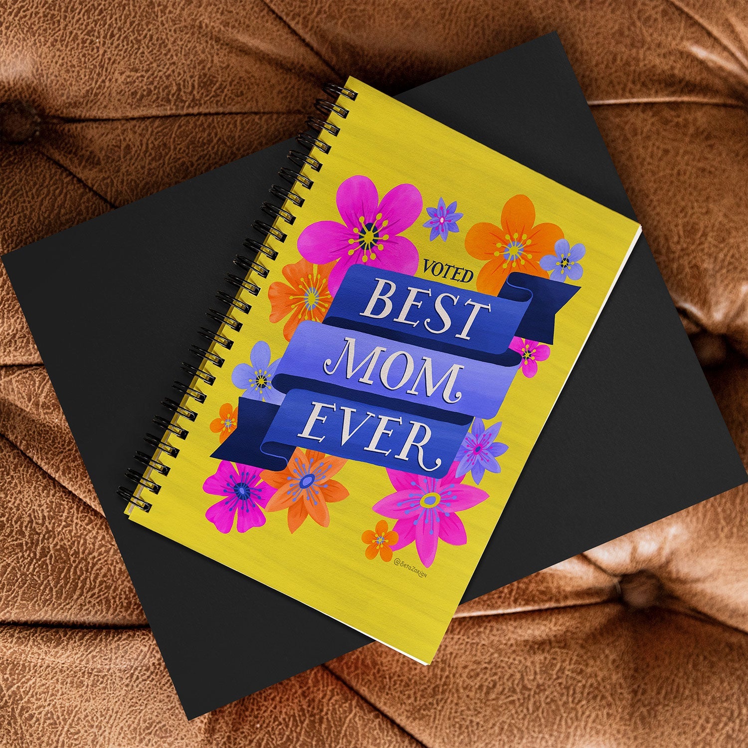 Seta Zakian Best Mom Ever Spiral Notebook