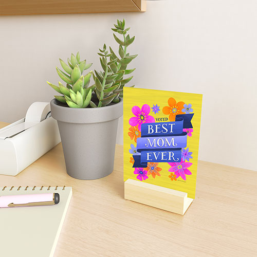 Seta Zakian Best Mom Ever Mini Art Print