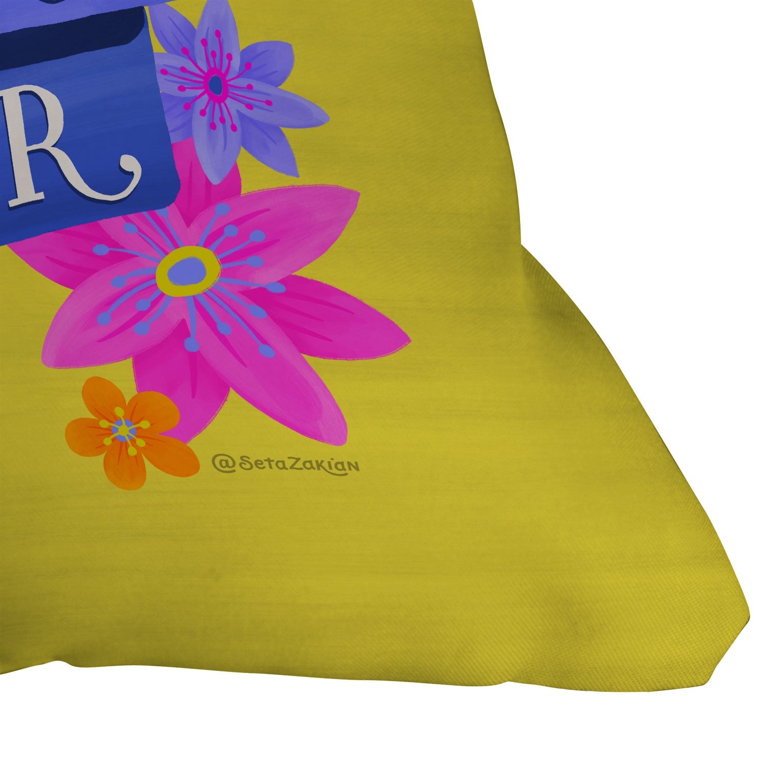 Seta Zakian Best Mom Ever Outdoor Throw Pillow