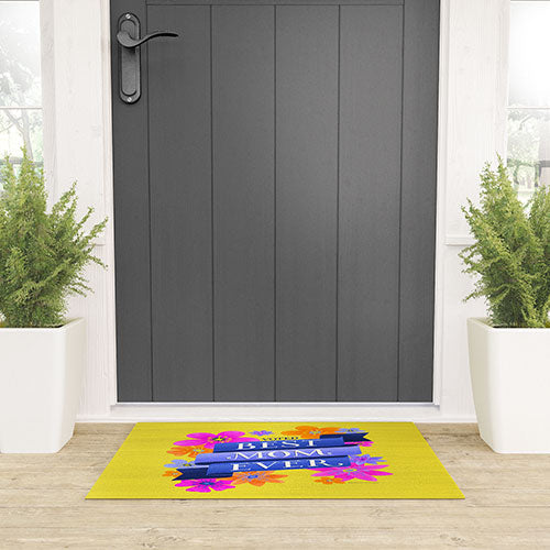 Seta Zakian Best Mom Ever Welcome Mat