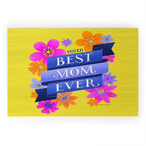 Seta Zakian Best Mom Ever Welcome Mat