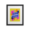 Seta Zakian Best Mom Ever Framed Art Print