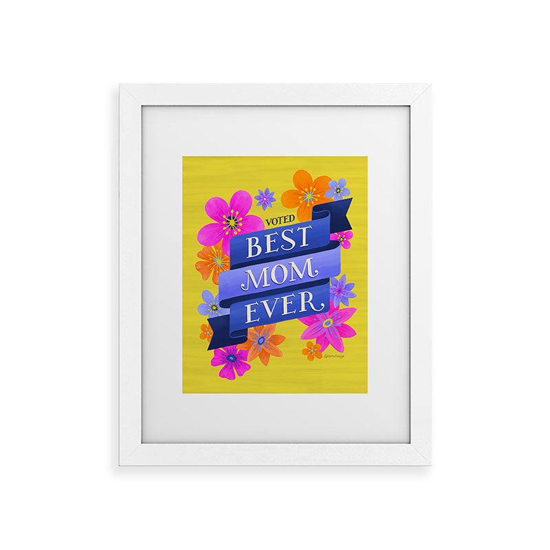 Seta Zakian Best Mom Ever Framed Art Print